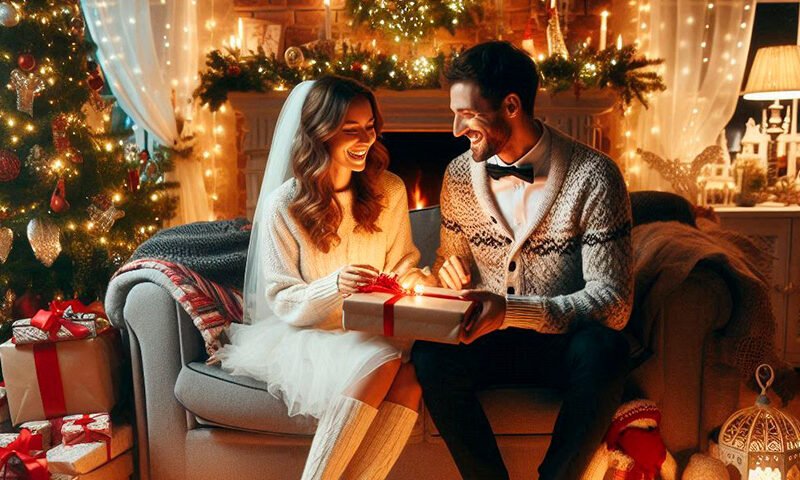 Ideas románticas para celebrar tu primera Navidad en casa como pareja recién casada